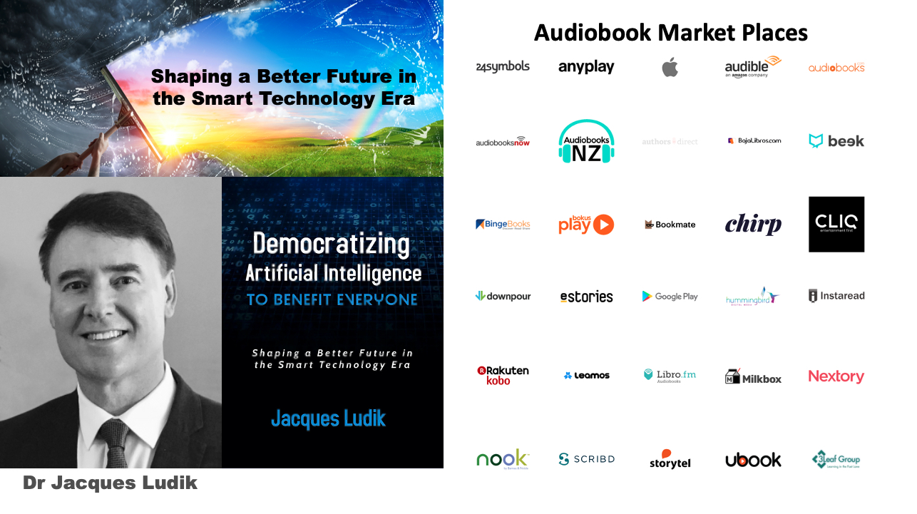 Audiobook “Democratizing AI to Benefit Everyone”​ available world-wide
