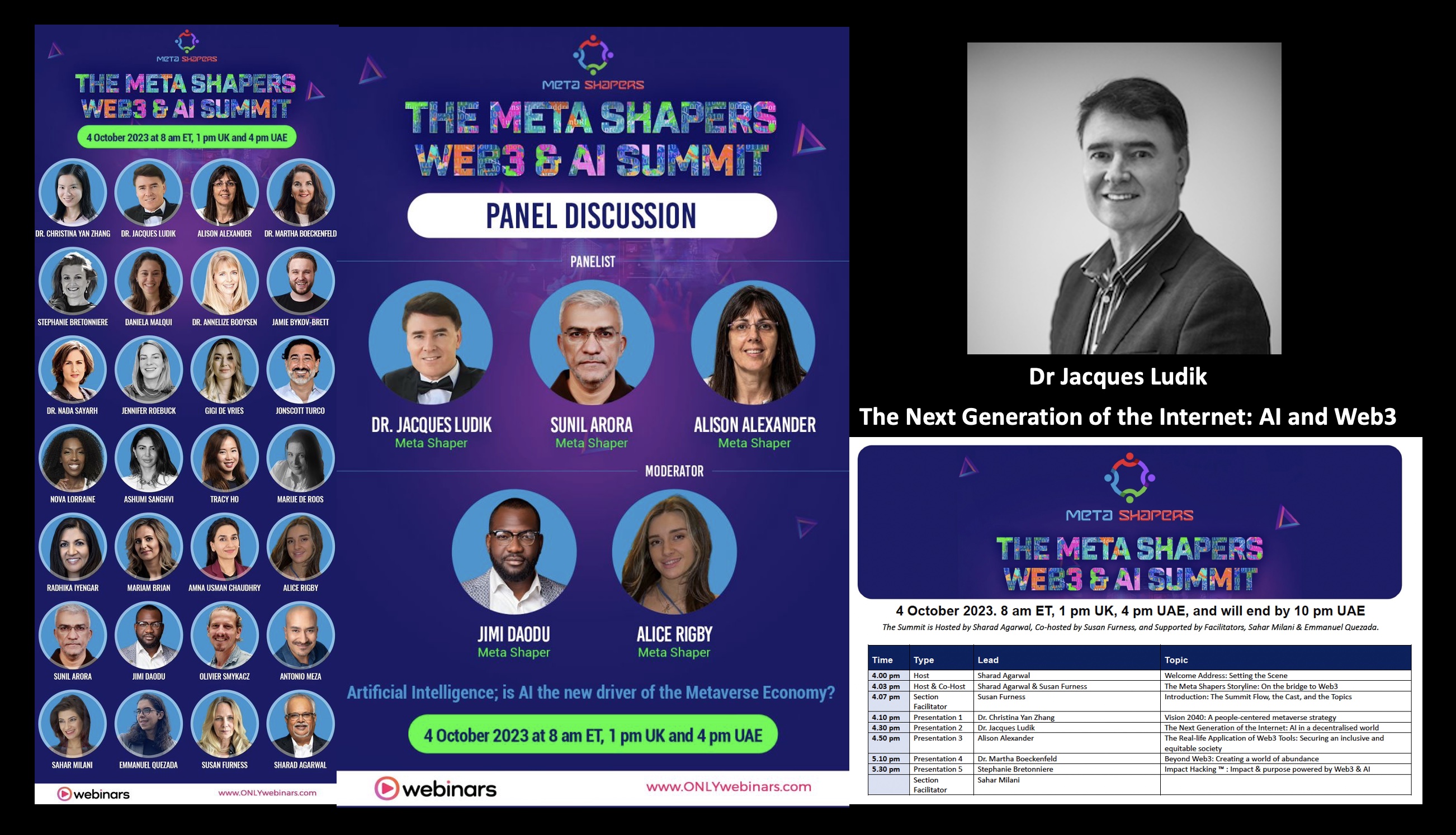 The Meta Shapers Web3 & AI Summit – 4 October 2023