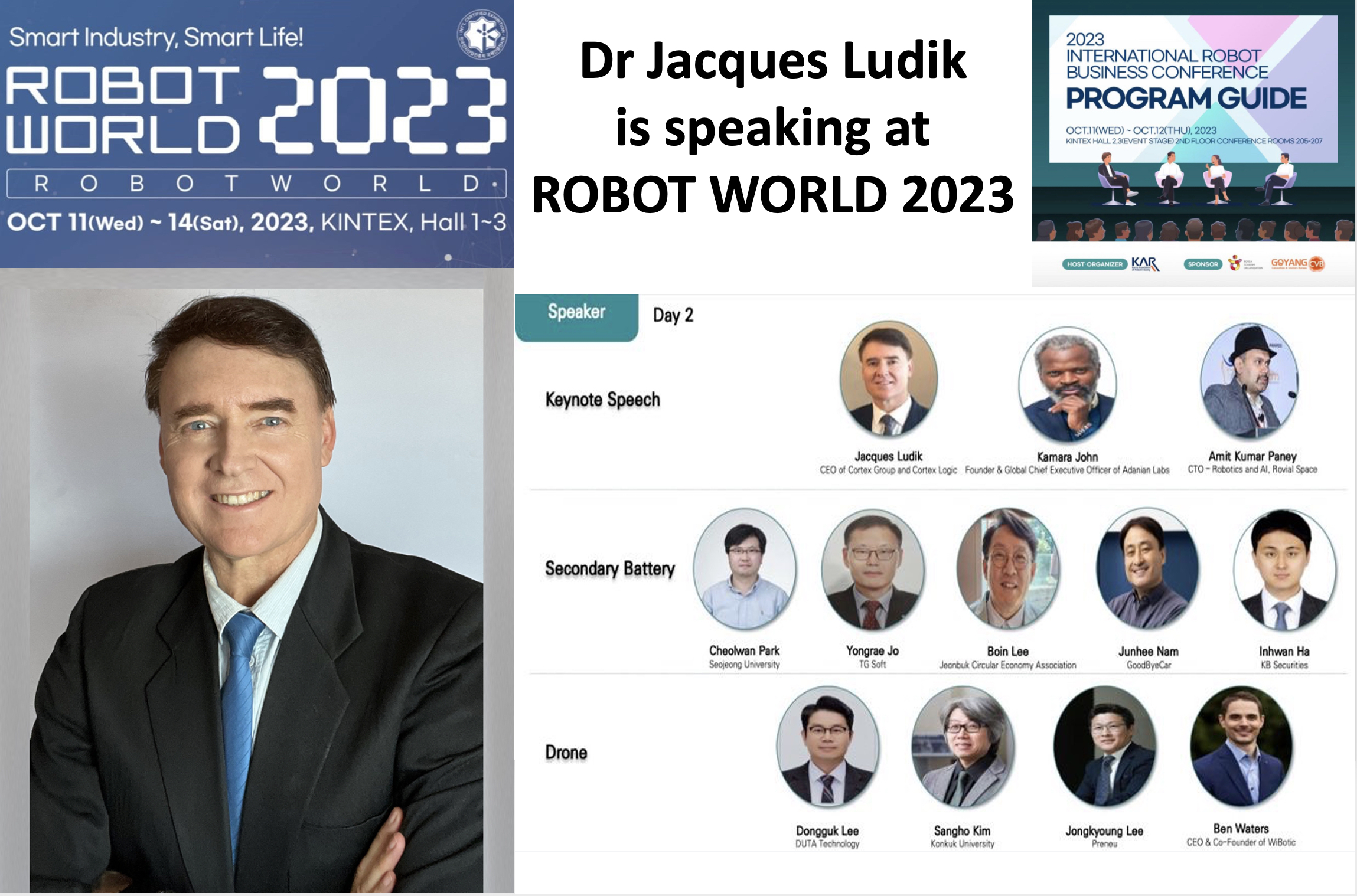 Pushing AI Innovation to Develop State-of-the-art Personalized AI, Intelligent Agents and Robots at ROBOT WORLD 2023