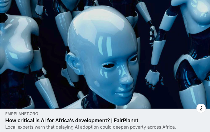 HOW CRITICAL IS AI FOR AFRICA’S DEVELOPMENT?