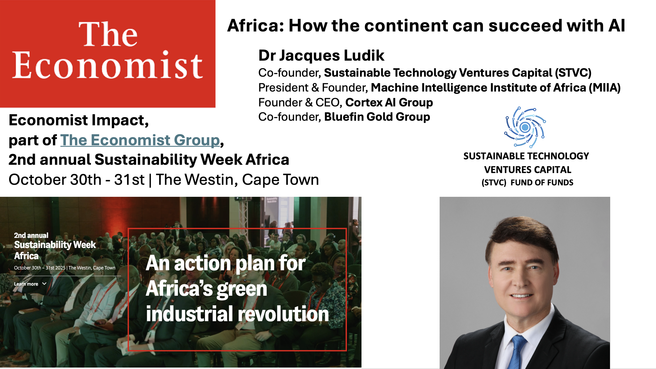 Africa: how the continent can succeed with AI – The Economist Group, 2nd annual Sustainability Week Africa
